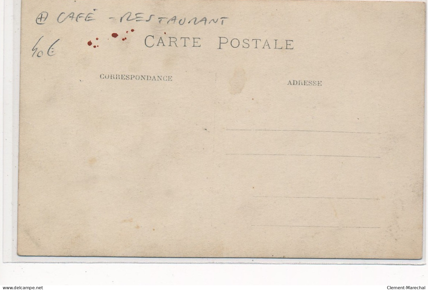 CARTE PHOTO A LOCALISER : Cafe, Restaurant, Billard, Bonhomme, Biere Karcher - Tres Bon Etat - Photos