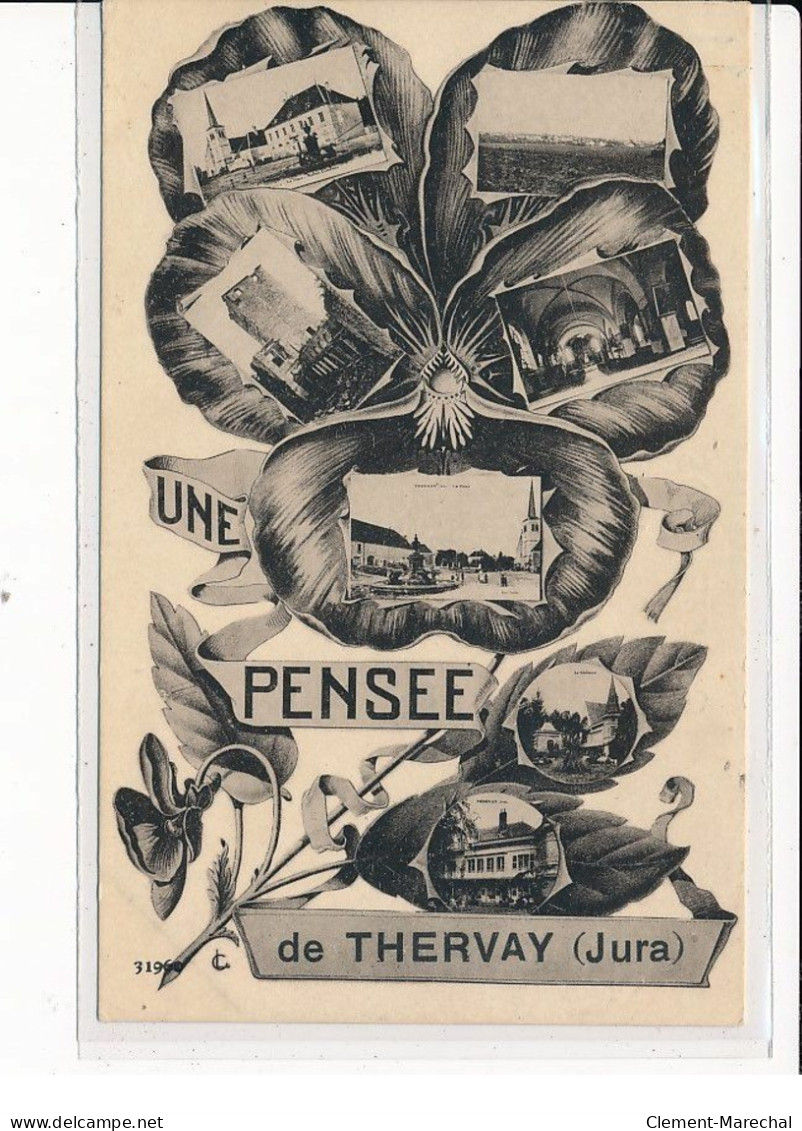 THERVAY : Carte Souvenir, Divers Lieux De La Ville - Très Bon état - Otros & Sin Clasificación