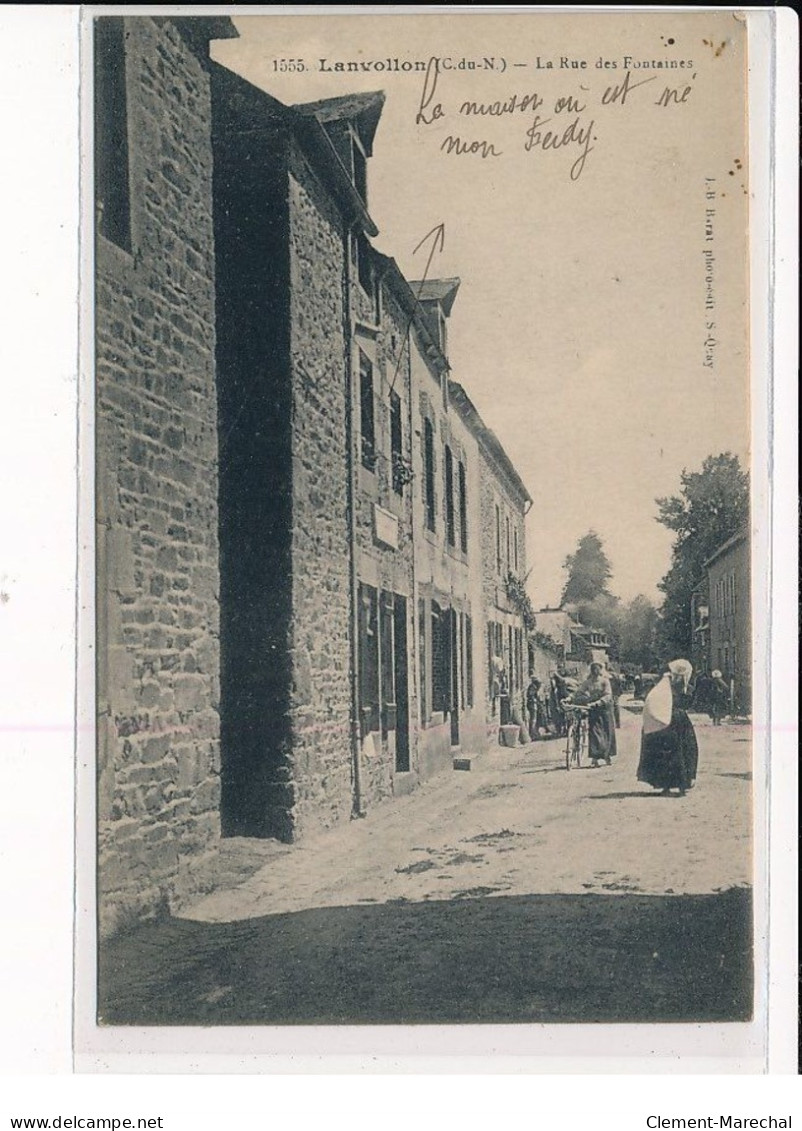 LANVOLON : La Rue Des Fontaines - Très Bon état - Lanvollon