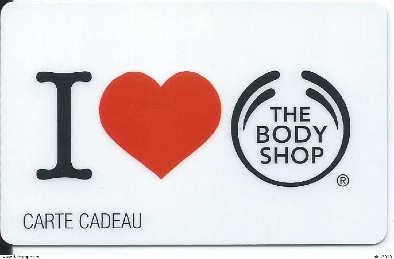 Carte Cadeau - The Body Shop - GIFT CARD /GESCHENKKARTE - Gift Cards