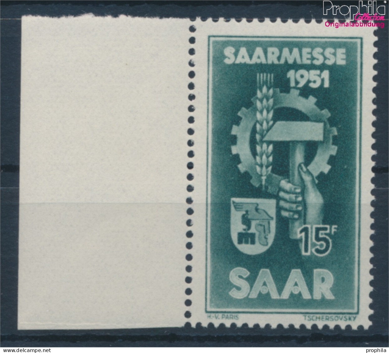 Saarland 306 (kompl.Ausg.) Postfrisch 1951 Saarmesse (10357397 - Oblitérés