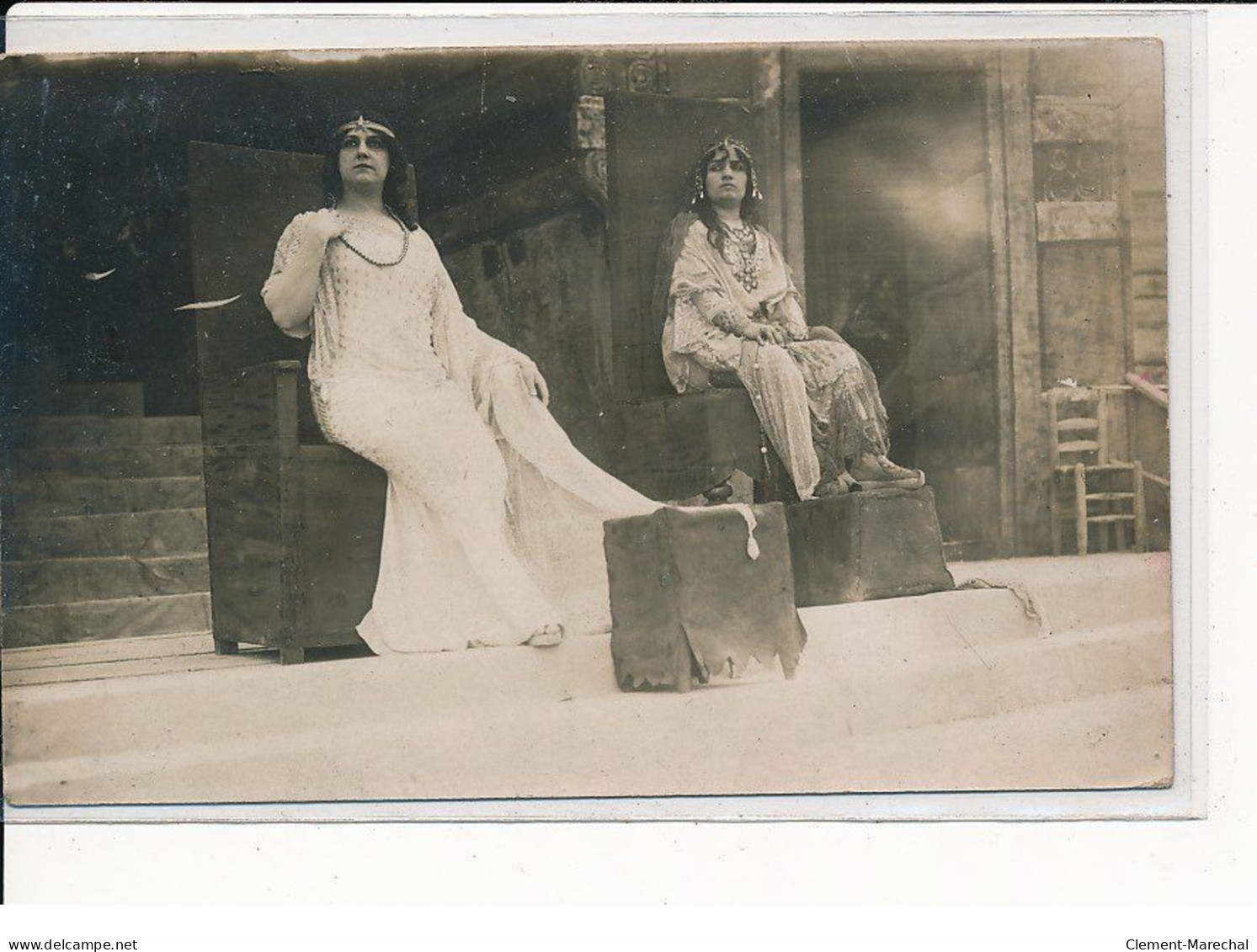 BEZIERS : Madeleine Roch Et Gilda Darty, Dans La Fille Du Soleil, Fêtes Des Arènes De Béziers, 1909- Très Bon état - Autres & Non Classés