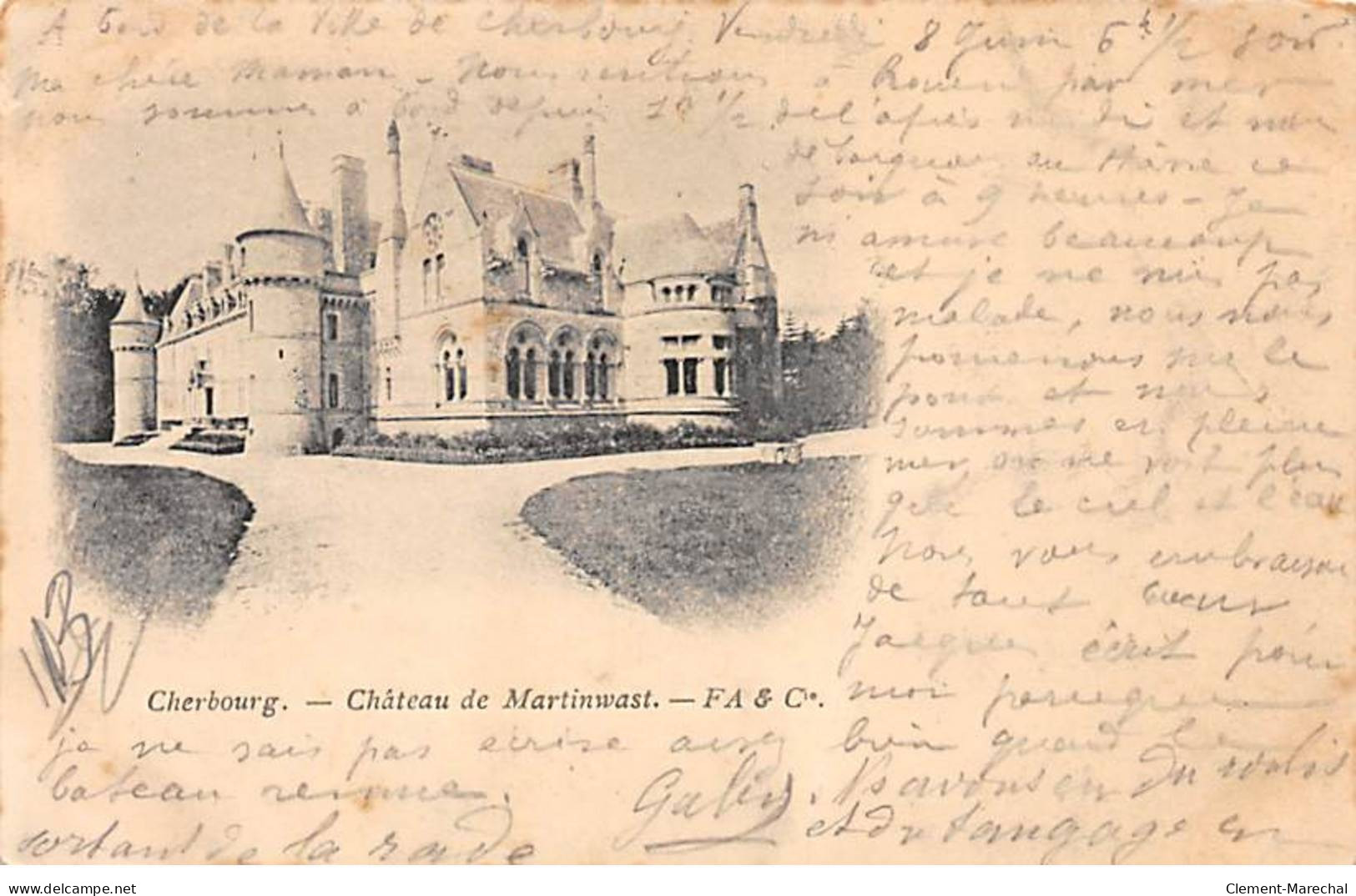 CHERBOURG - Château De Martinwast - état - Cherbourg