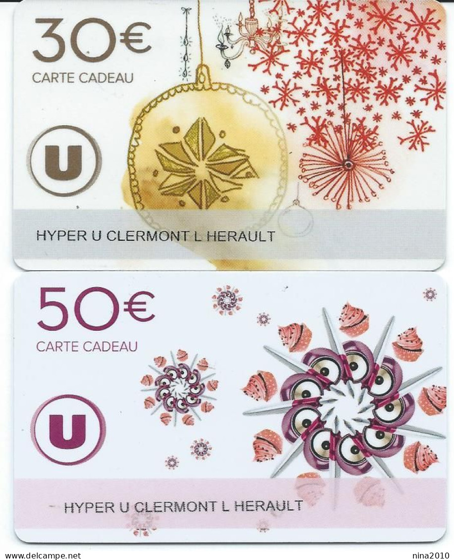 Carte Cadeau - Hyper U Clermont L'Hérault  - GIFT CARD /GESCHENKKARTE - Gift Cards