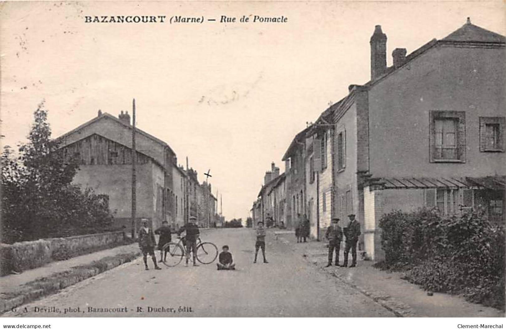BAZANCOURT - Rue De Pomacle - Très Bon état - Bazancourt