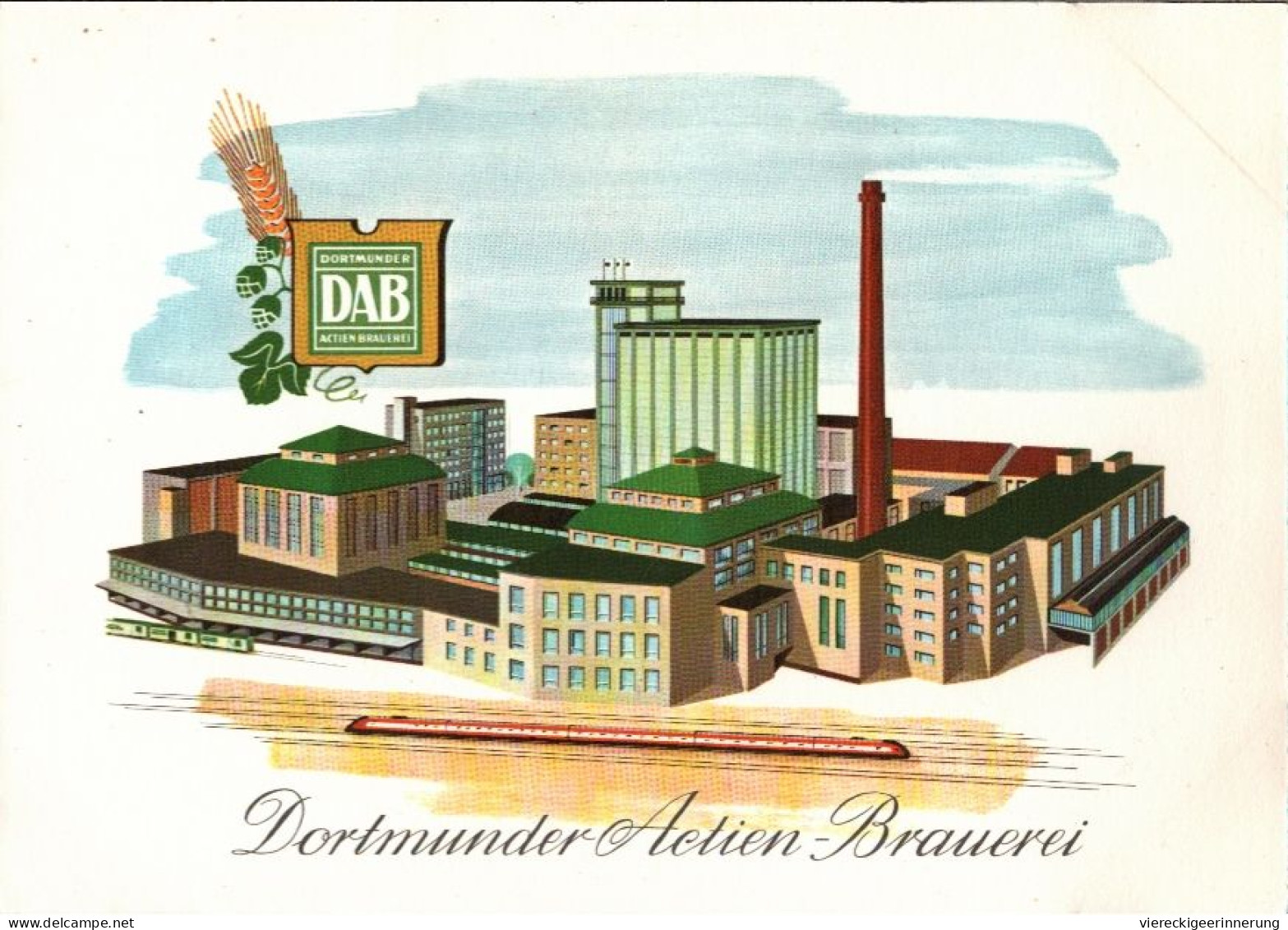 ! Reklame Ansichtskarte , Werbung, Bier, Beer, DAB Dortmunder Actien Brauerei - Advertising