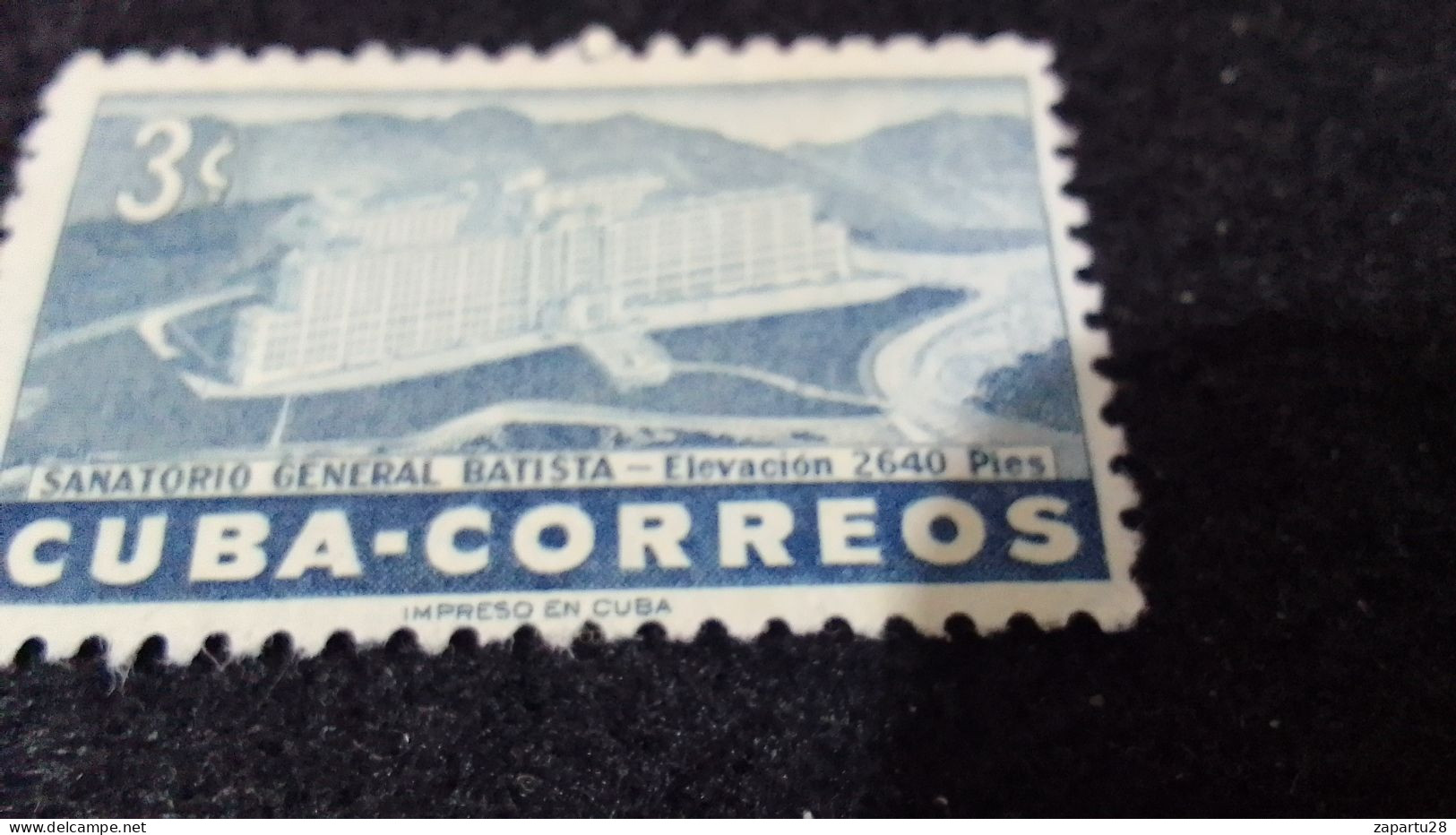 CUBA- 1940-50   3  C.     DAMGASIZ - Usati