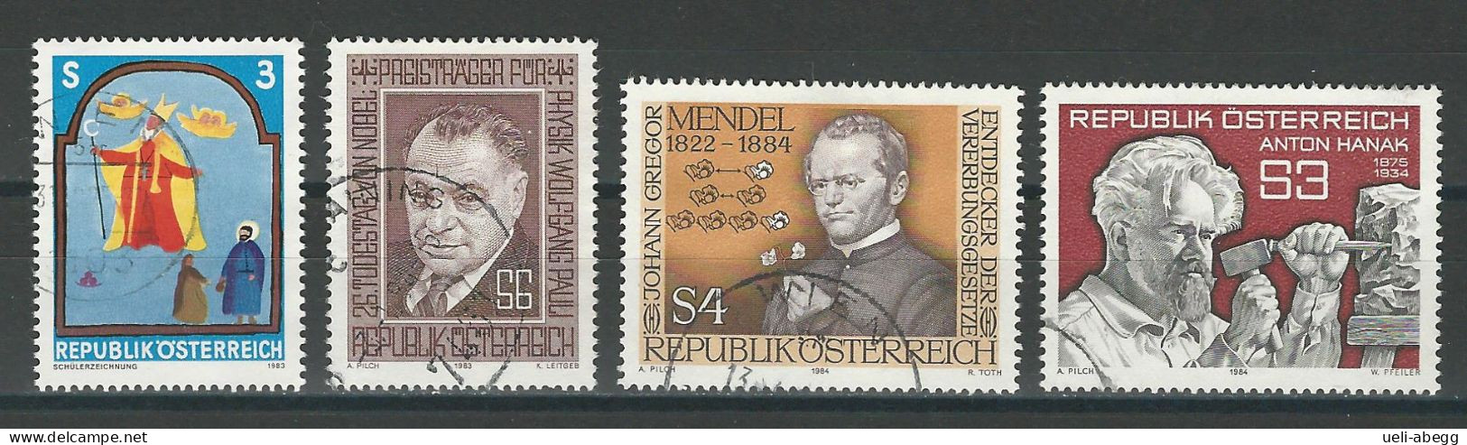 Österreich Mi 1761-64 O - Used Stamps