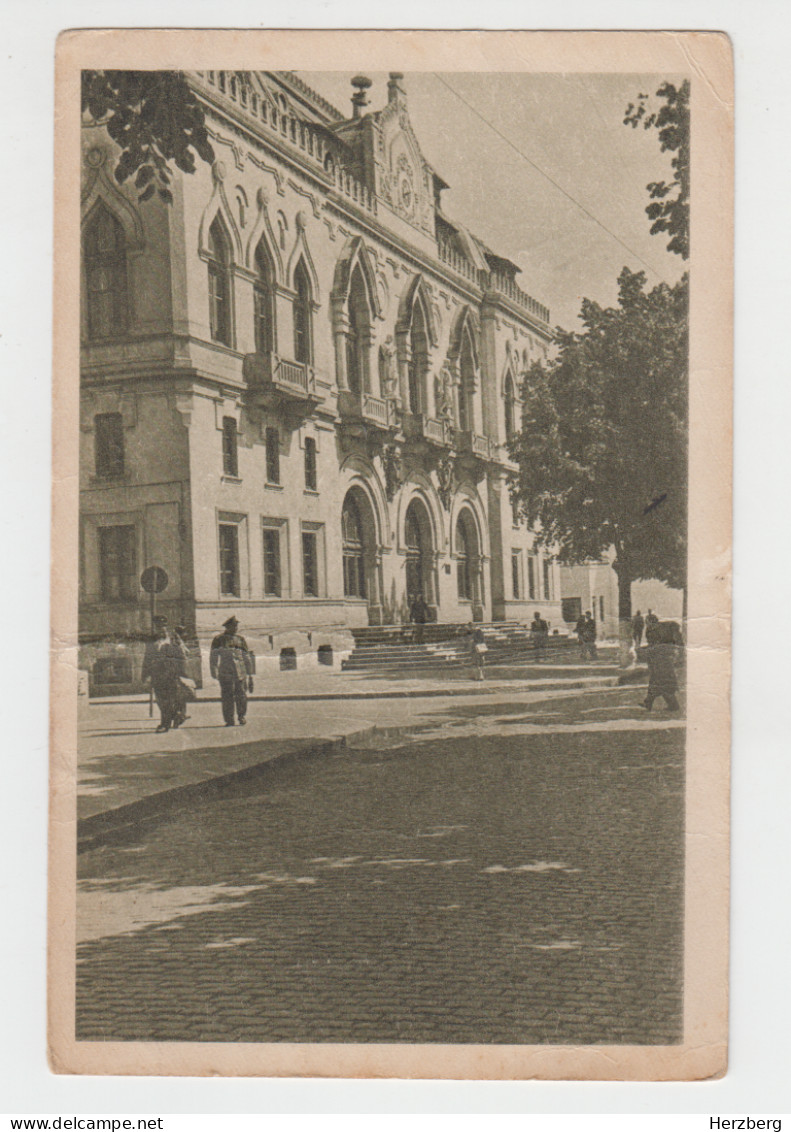 Romania Rumanien Roumanie 1960 Used Postal Stationery Galati Town Hall Hotel De Ville Rathaus - Ganzsachen