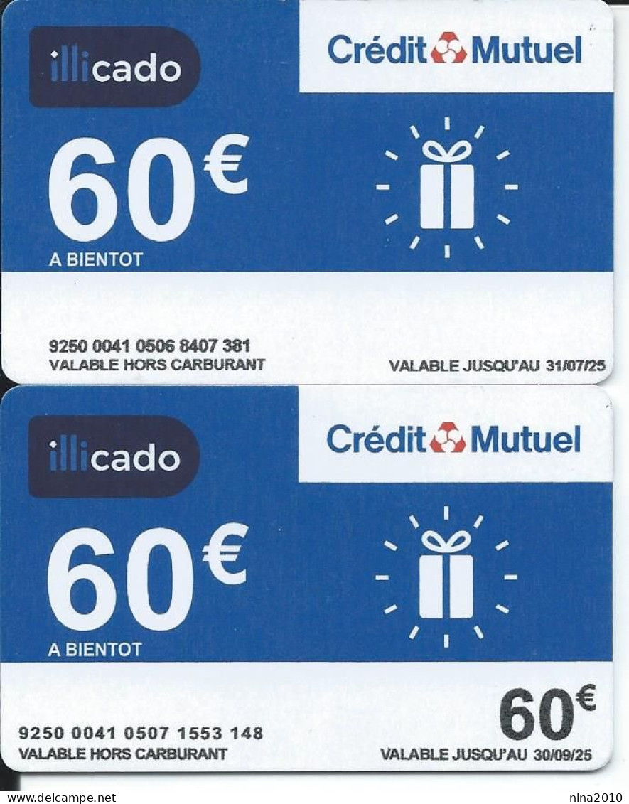 Carte Cadeau - * 2 -  Illicado  - GIFT CARD /GESCHENKKARTE - Gift Cards