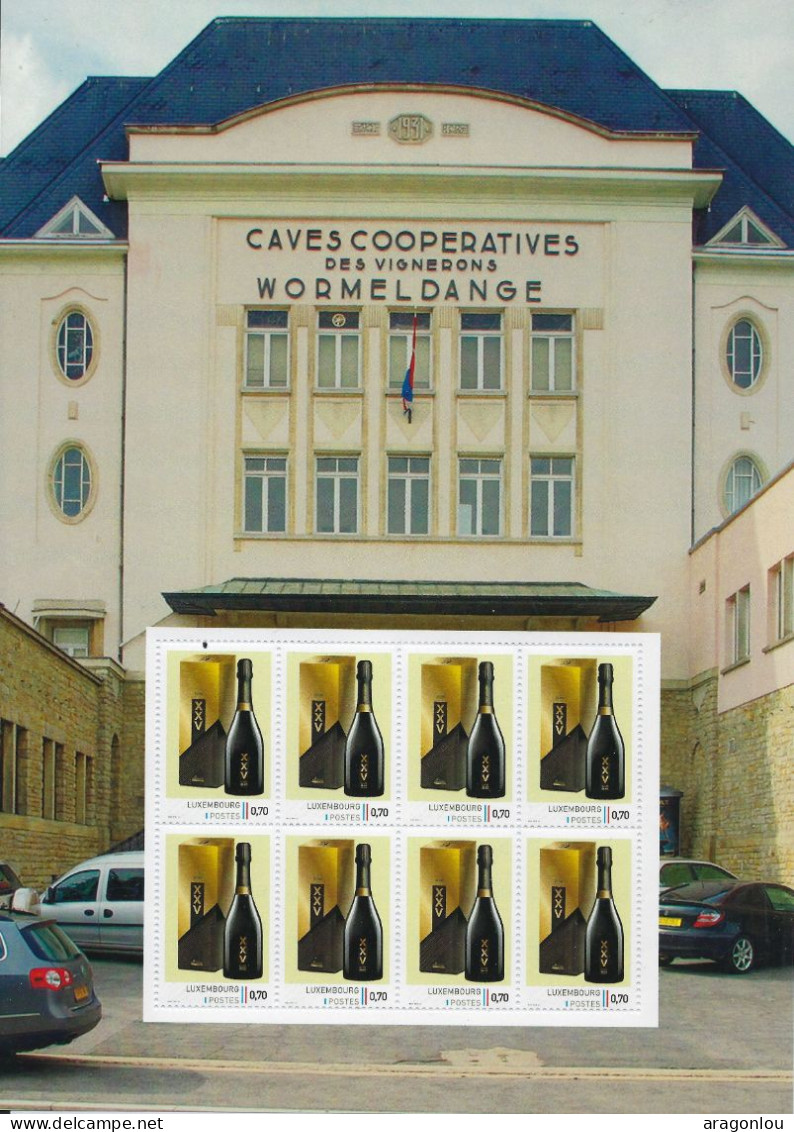 Luxembourg - Luxemburg - Wormeldange  -  Architecture Caves Coopératives Des Vignerons -  Timbres Personalisés - Altri & Non Classificati
