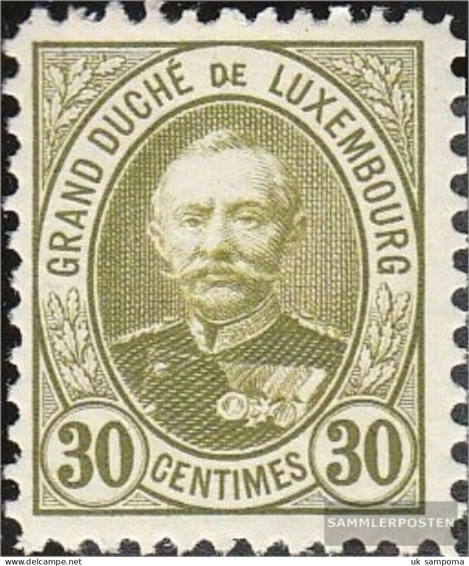 Luxembourg 61D Unmounted Mint / Never Hinged 1891 Adolf - 1891 Adolfo De Frente