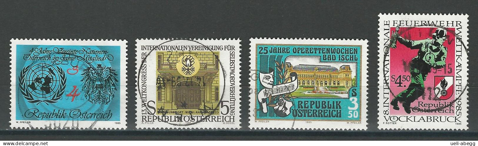 Österreich Mi 1817-18, 1820-21 O - Used Stamps