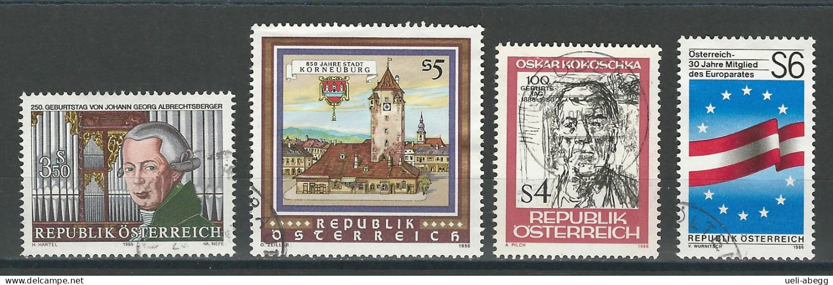 Österreich Mi 1839-42 O - Used Stamps