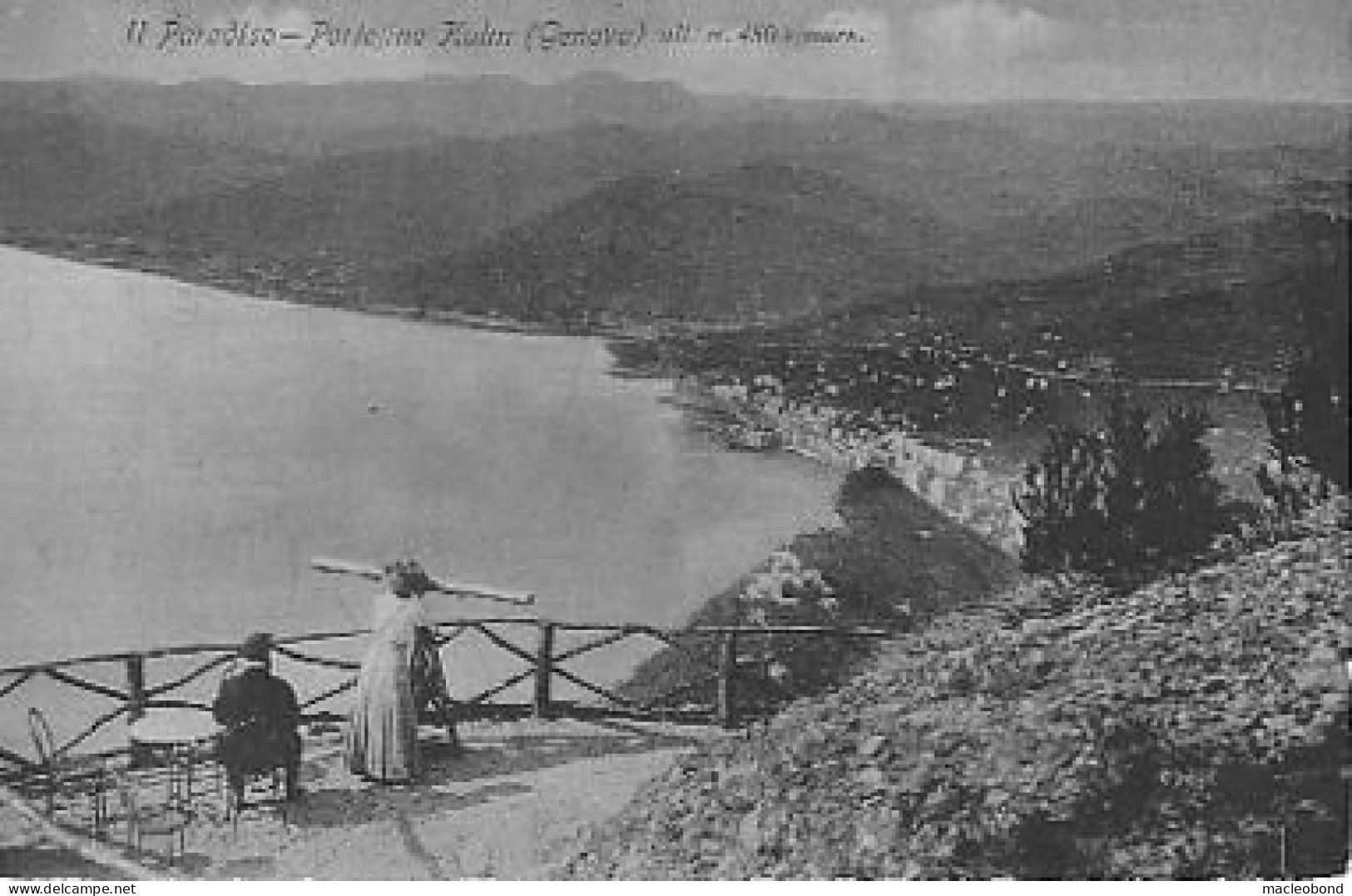 Portofino Kulm, Ruta (Genova) - Panorama Verso Genova Dal Paradiso - Genova (Genoa)