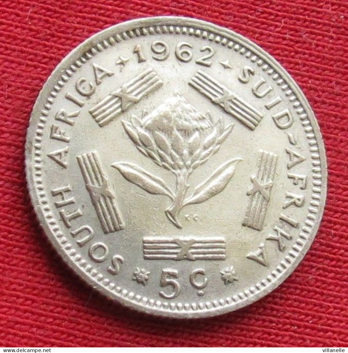 South Africa 5 Cents 1962  Africa Do Sul RSA Afrique Do Sud Afrika   W ºº - South Africa