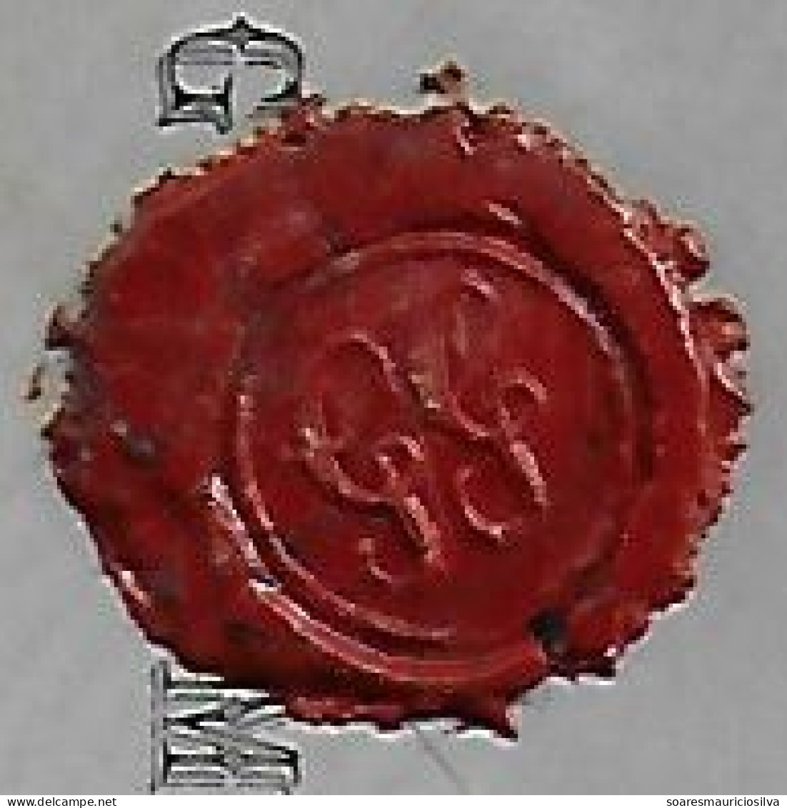 Italy 1892 Registered Cover Reggio Emilia To Milan Stamp King Umberto I 45 Cents Giovanni Gambarelli Factory GG Wax Seal - Marcophilia