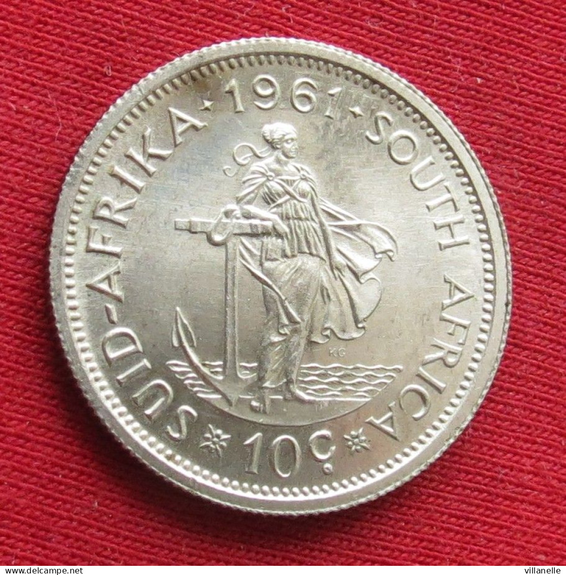 South Africa 10 Cents 1961  Africa Do Sul RSA Afrique Do Sud Afrika   W ºº - Sud Africa