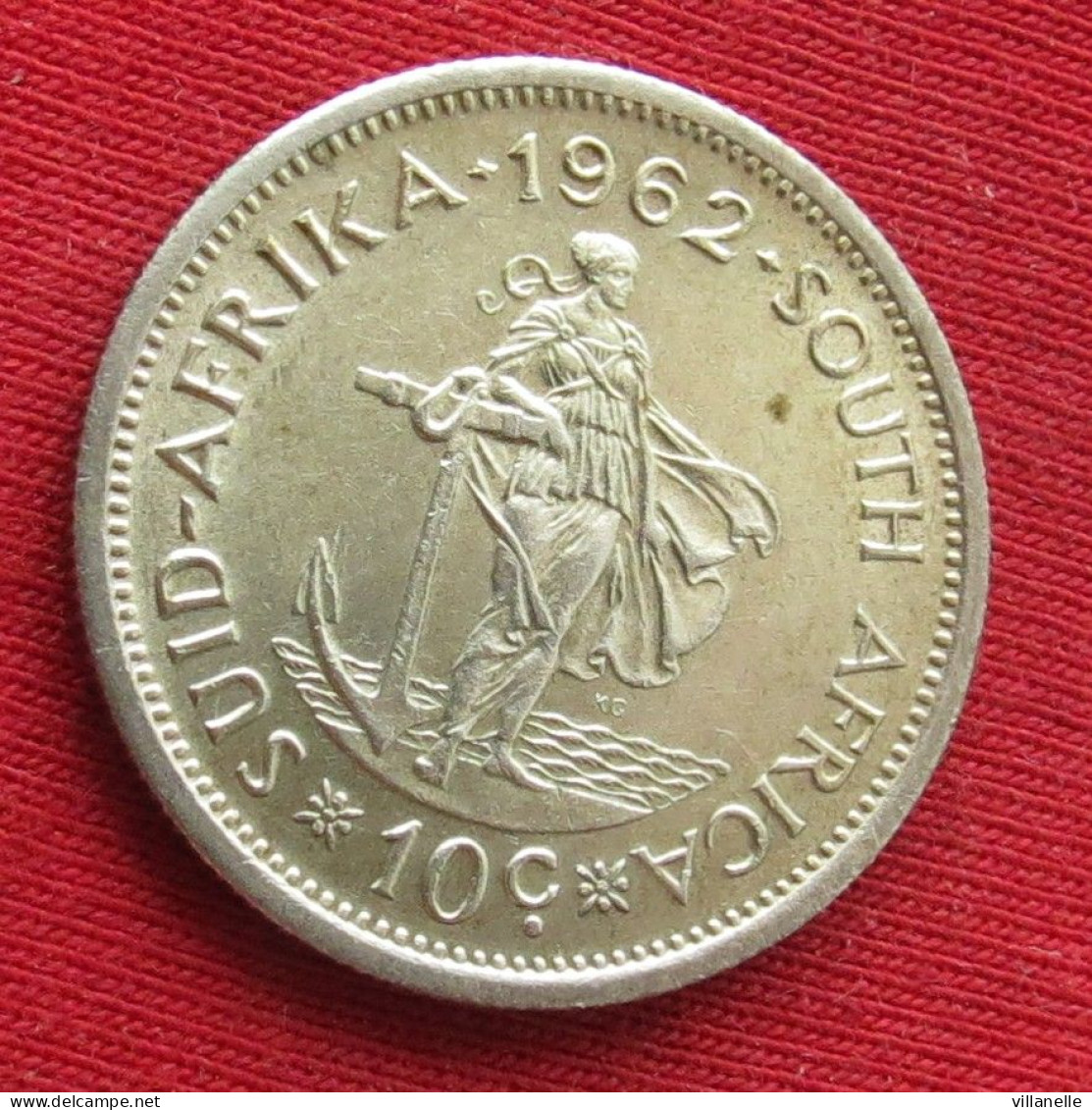 South Africa 10 Cents 1962  Africa Do Sul RSA Afrique Do Sud Afrika   W ºº - Südafrika