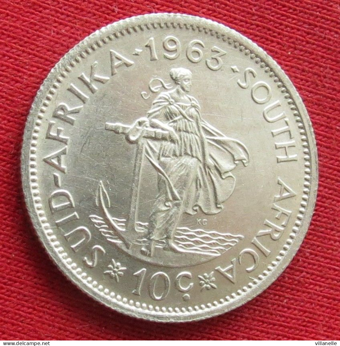 South Africa 10 Cents 1963  Africa Do Sul RSA Afrique Do Sud Afrika   W ºº - Zuid-Afrika