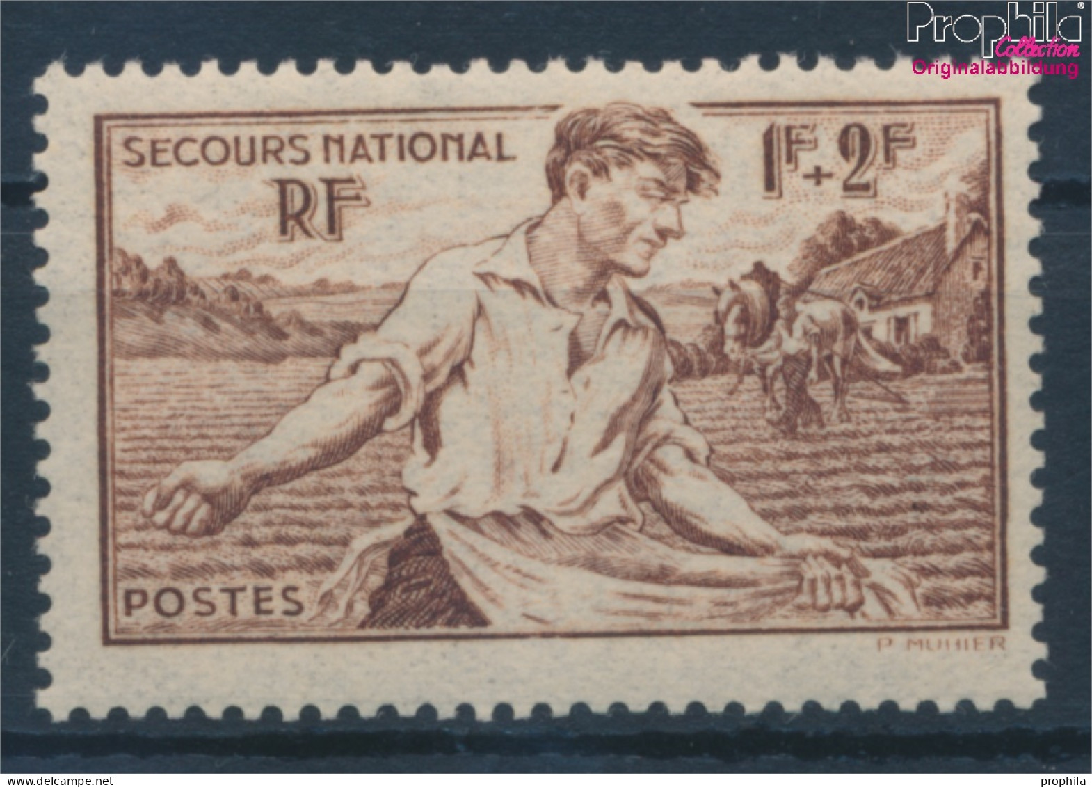 Frankreich 497 Postfrisch 1940 Nationale Hilfe (10354732 - Unused Stamps