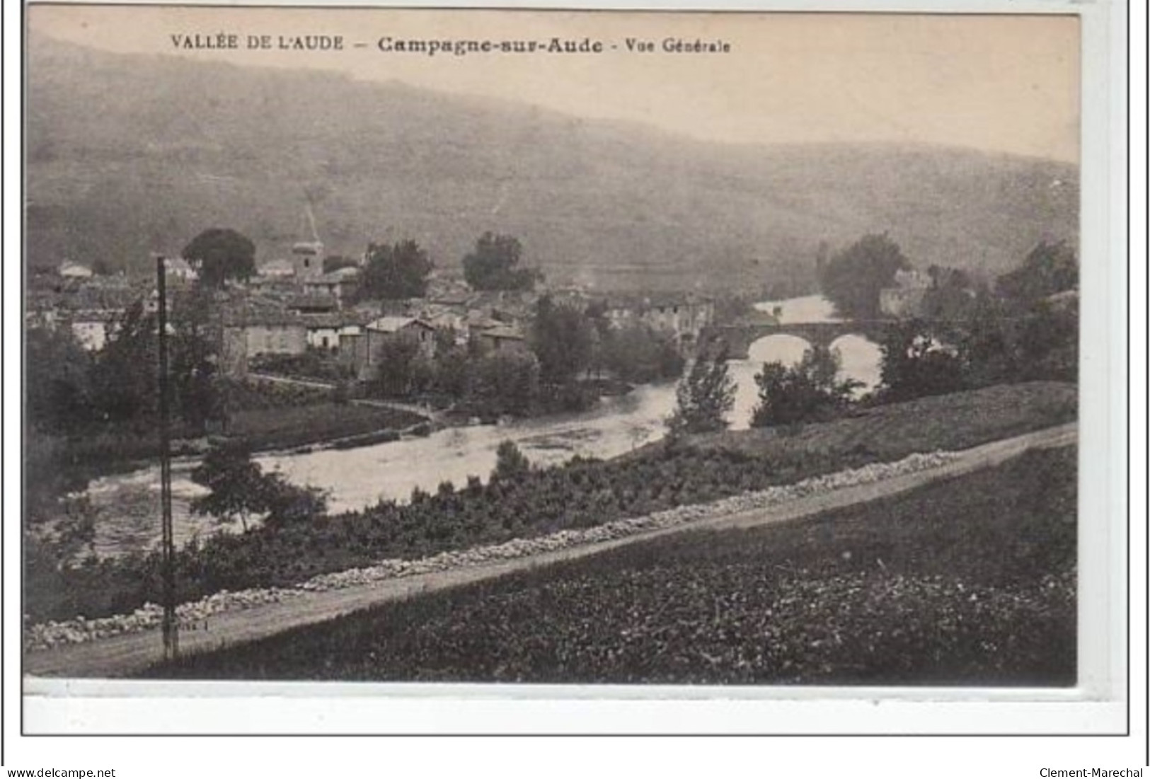 CAMPAGNE SUR AUDE - Vallée De L'Aude , Vue Générale - La Grand'Rue -  Très Bon état - Other & Unclassified