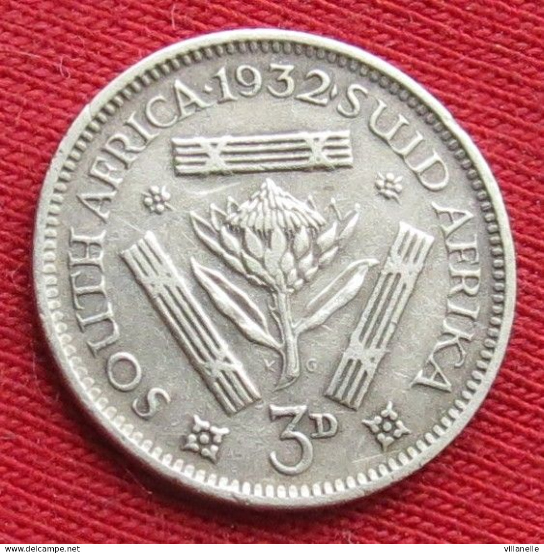 South Africa 3 Pence 1932  Africa Do Sul RSA Afrique Do Sud Afrika   W ºº - Zuid-Afrika