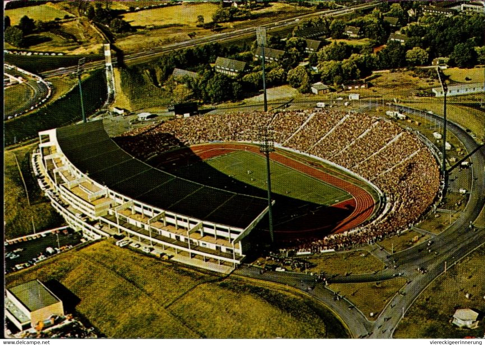 ! Ansichtskarte Aus Gelsenkirchen, Park Stadion, Stadium - Stadi