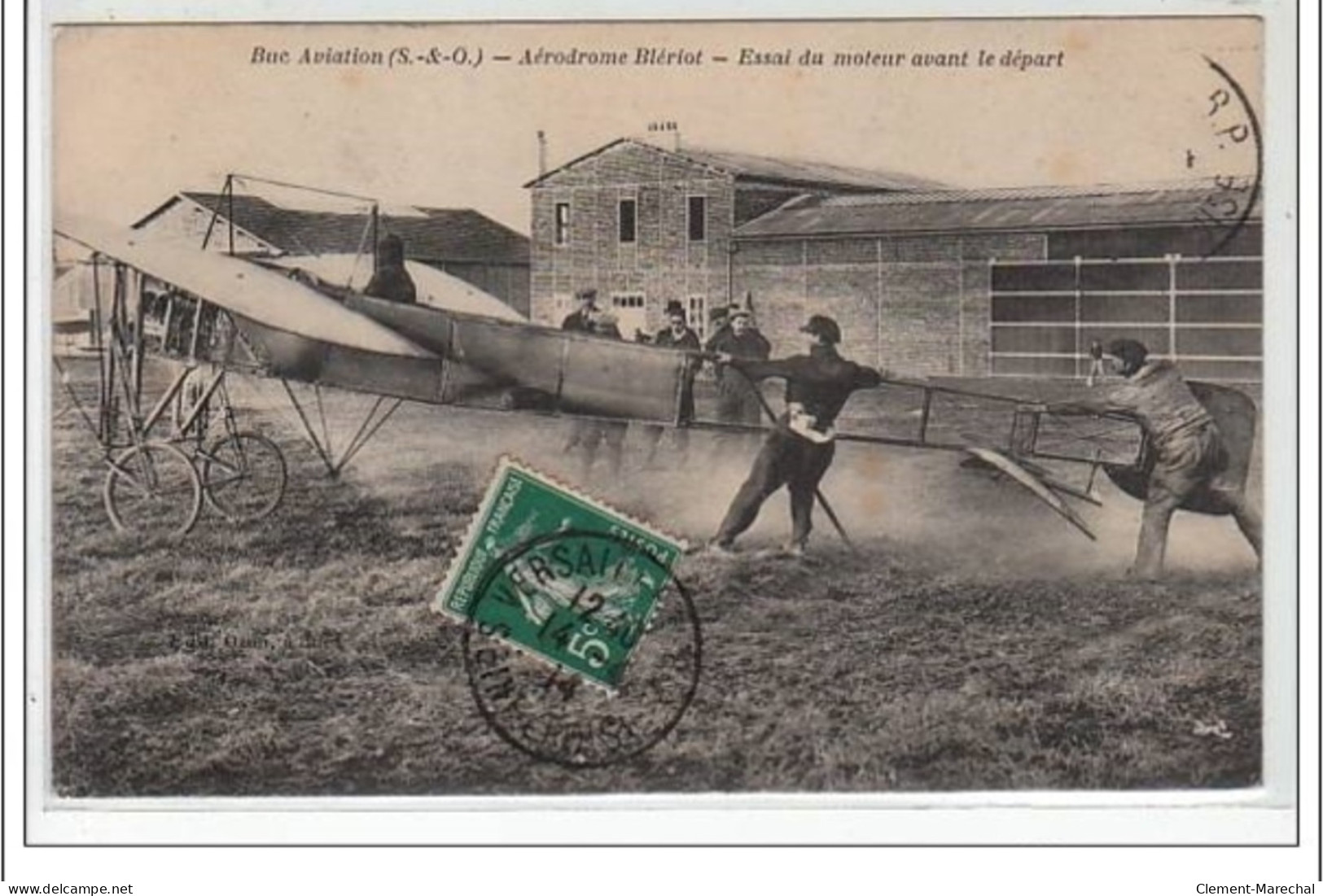 BUC : Buc-Aviation - Aérodrome Blériot - Essai Du Moteur Avant Le Départ - AVIATION - Très Bon état - Buc