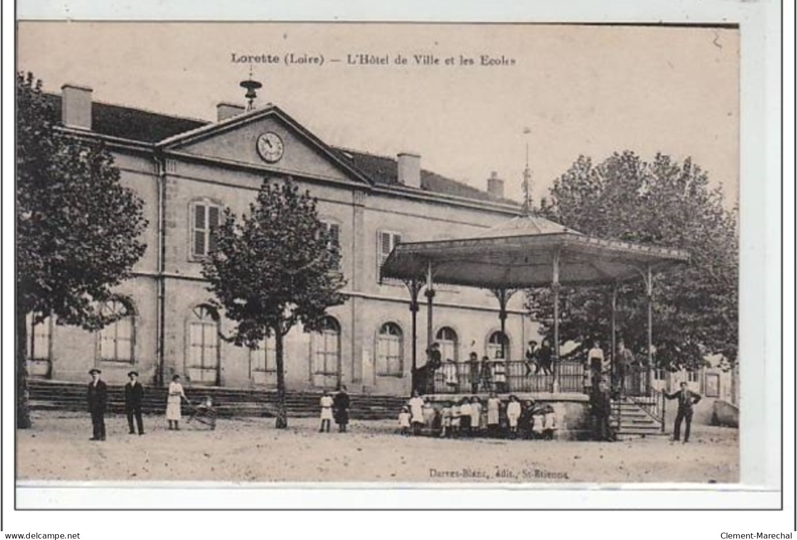 LORETTE - L'Hôtel De Ville Et Les écoles - Très Bon état - Other & Unclassified