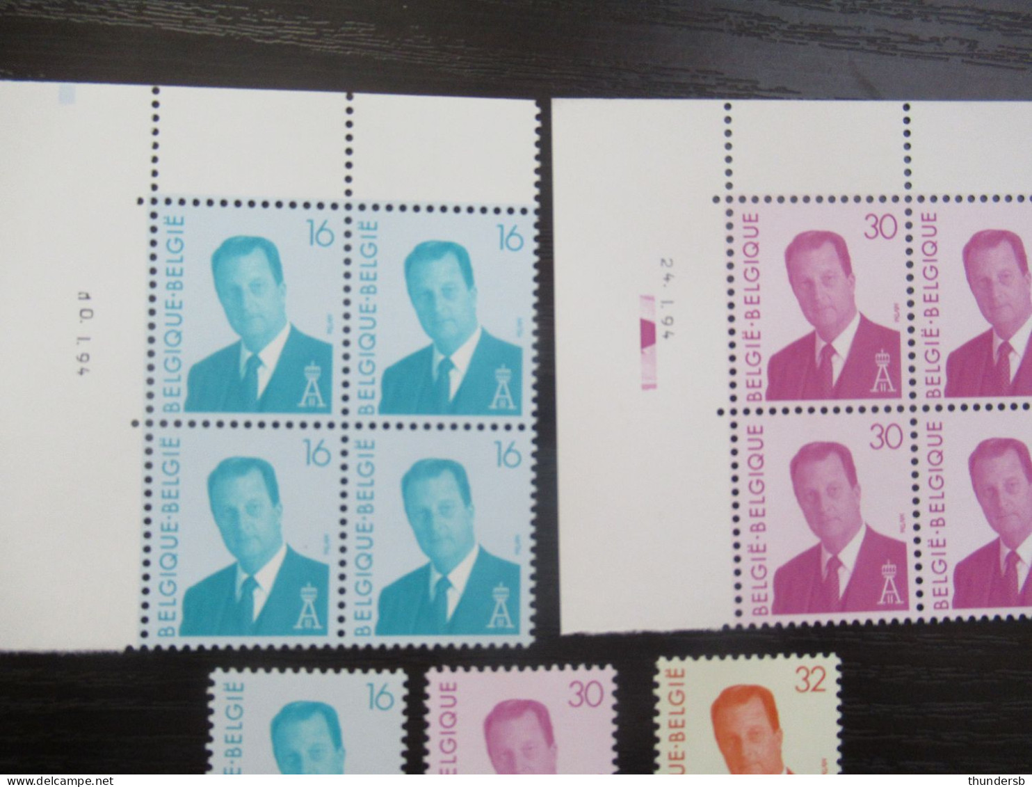 2535/37 'MVTM' - Hoekdatums En Plaatnummers - Postfris ** - 1993-2013 King Albert II (MVTM)