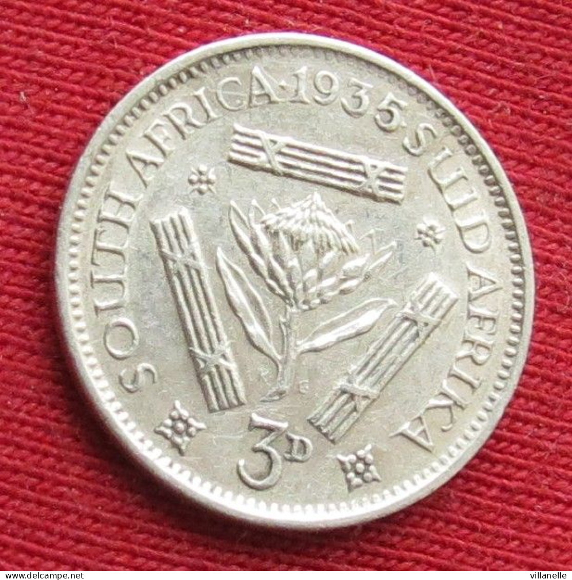 South Africa 3 Pence 1935  Africa Do Sul RSA Afrique Do Sud Afrika   W ºº - Südafrika