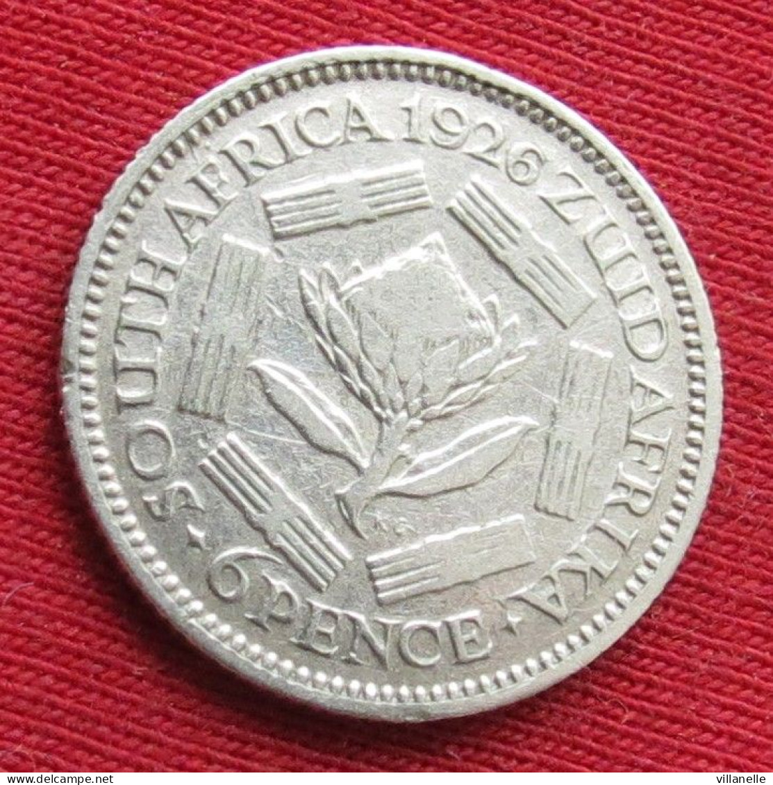 South Africa 6 Pence 1926  Africa Do Sul RSA Afrique Do Sud Afrika   W ºº - Sudáfrica