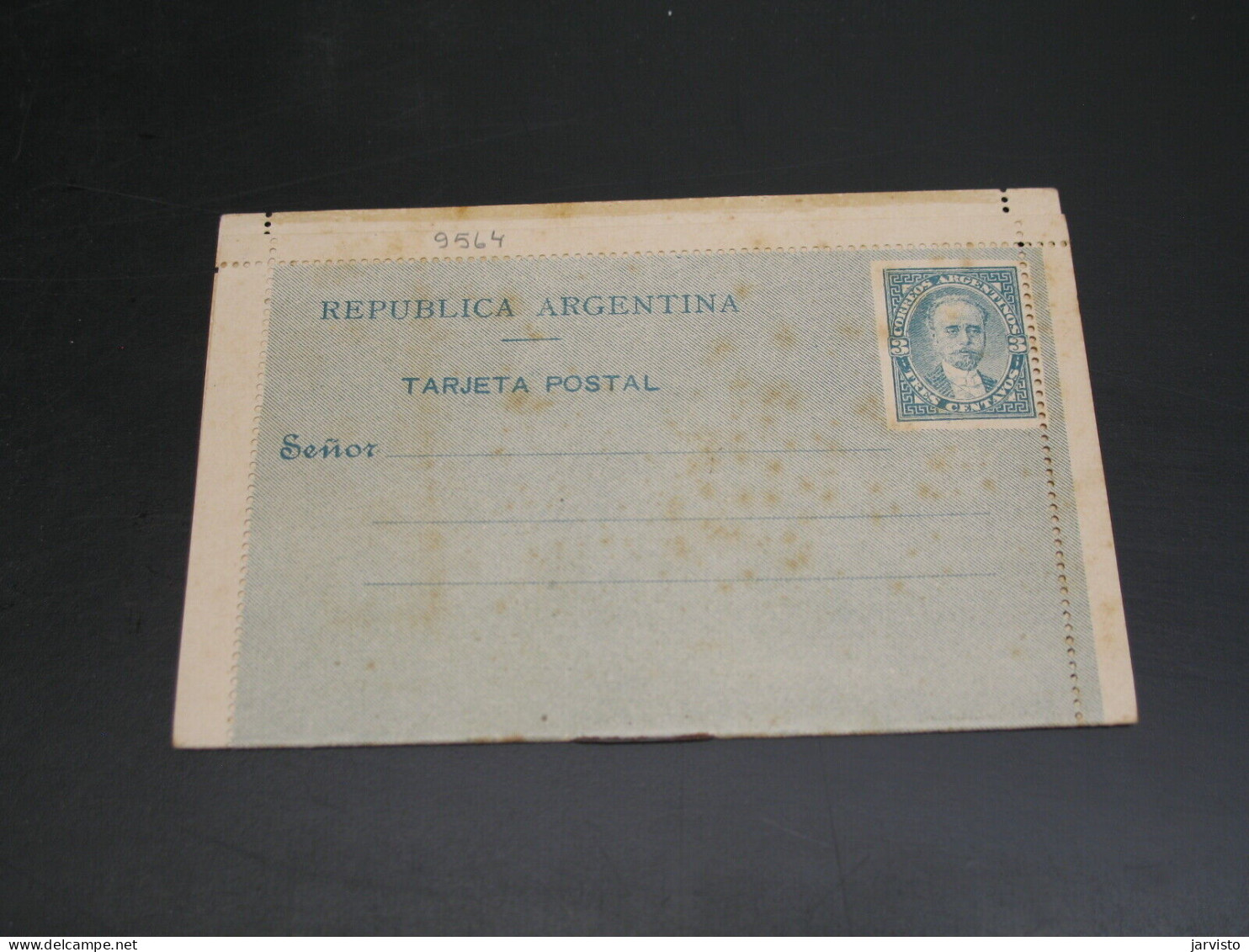 Argentina Mint Double Letter Card Stains *9564 - Other & Unclassified