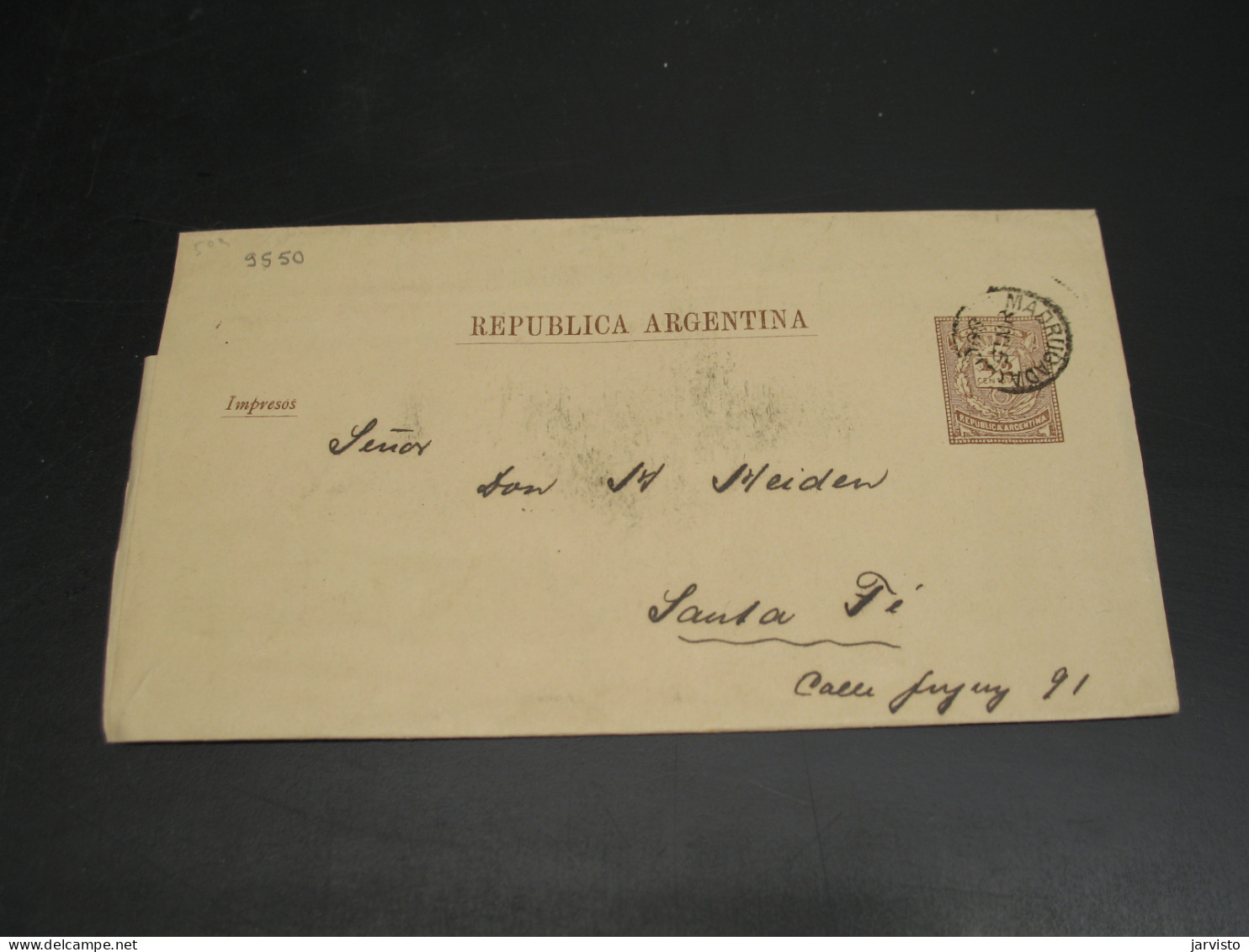 Argentina 1889 Wrapper *9550 - Other & Unclassified