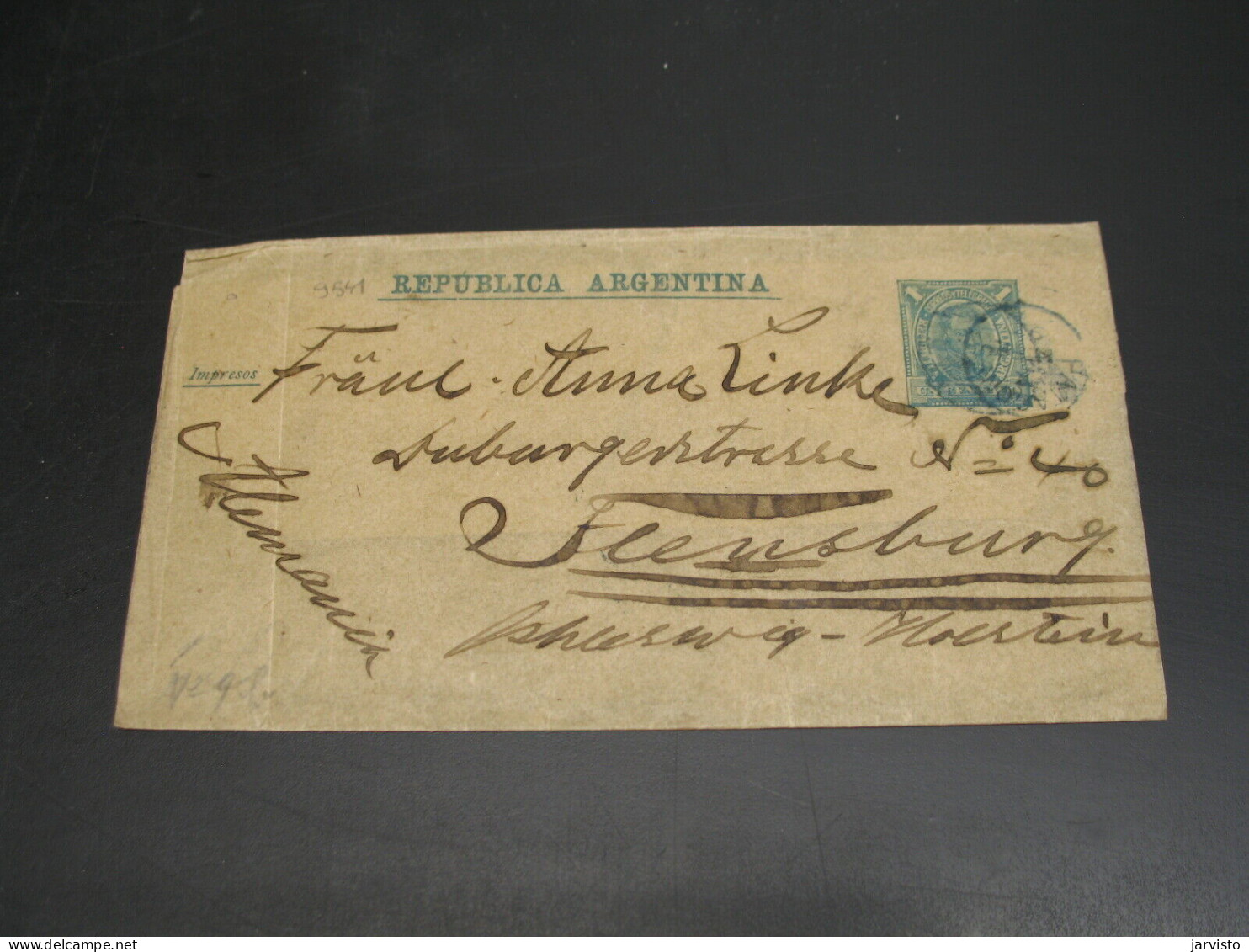 Argentina 1892 Wrapper To Germany Fold *9541 - Other & Unclassified