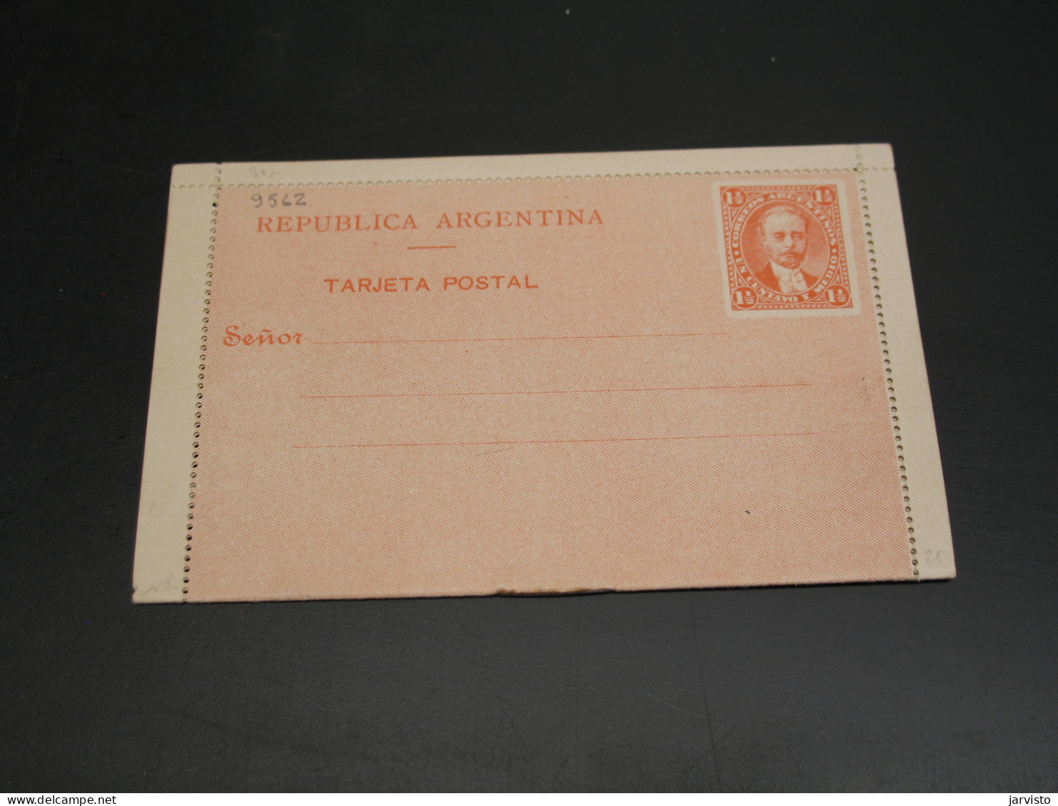 Argentina Mint Double Letter Card Rear Paper *9562 - Other & Unclassified