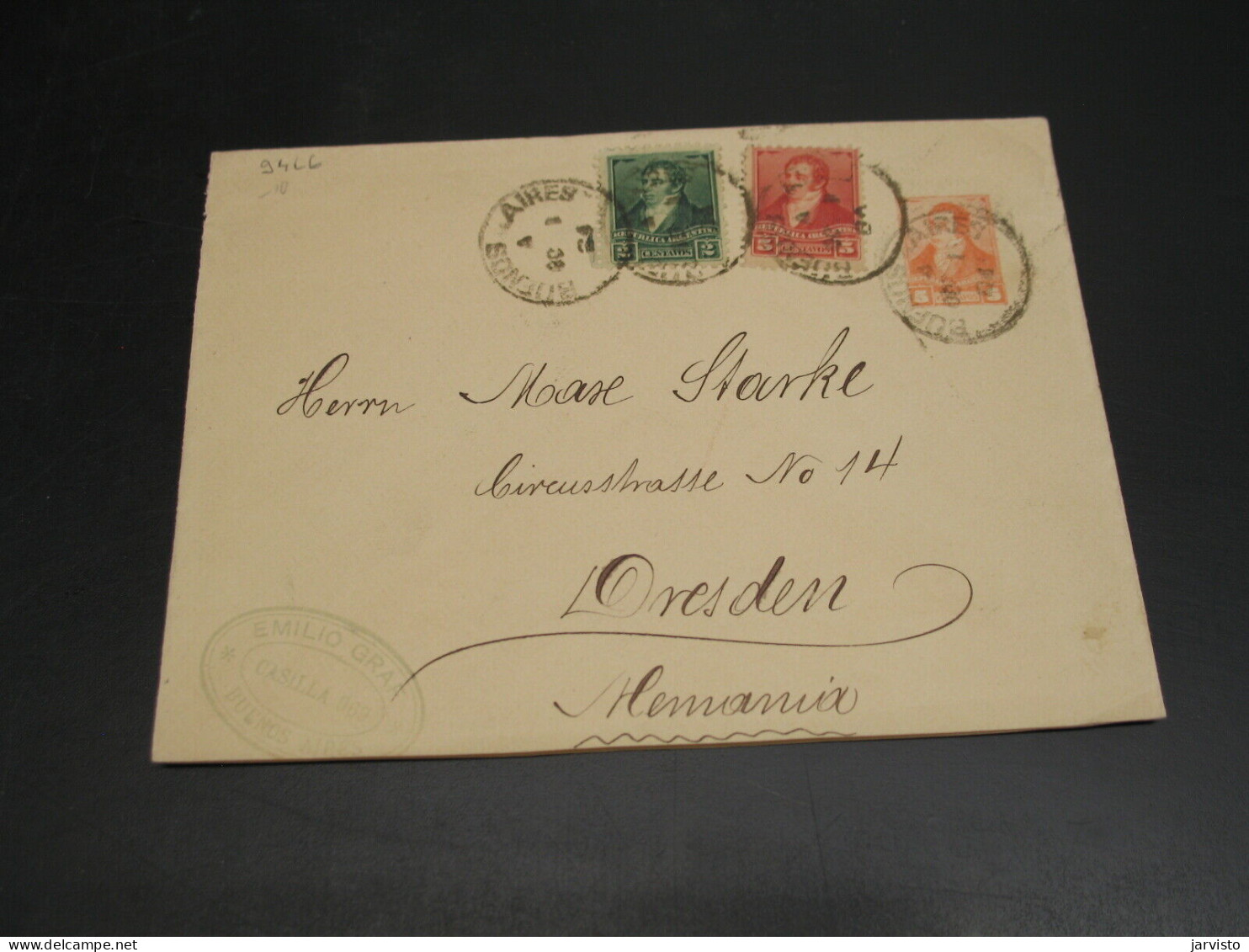 Argentina 1924 Stationery Cover To Germany *9466 - Sonstige & Ohne Zuordnung