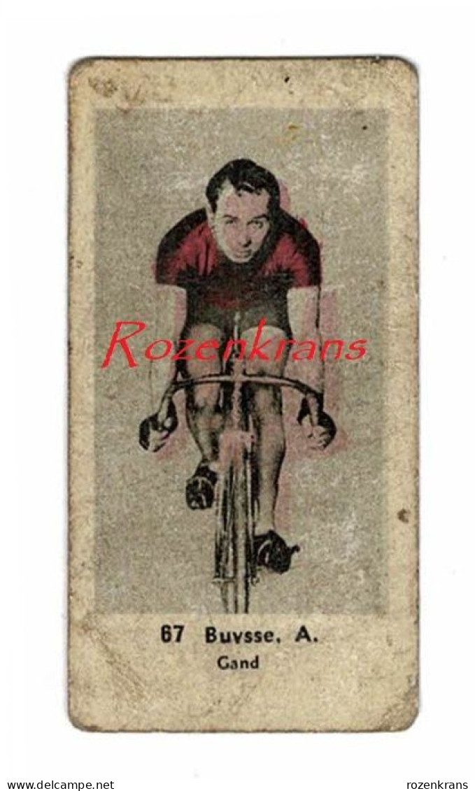 Small Chromo Albert Buysse Eeklo Cyclisme Piste Baanwielrennen Zesdaagse Van Antwerpen 1938 Wielrenner Coureur Cycling - Ciclismo