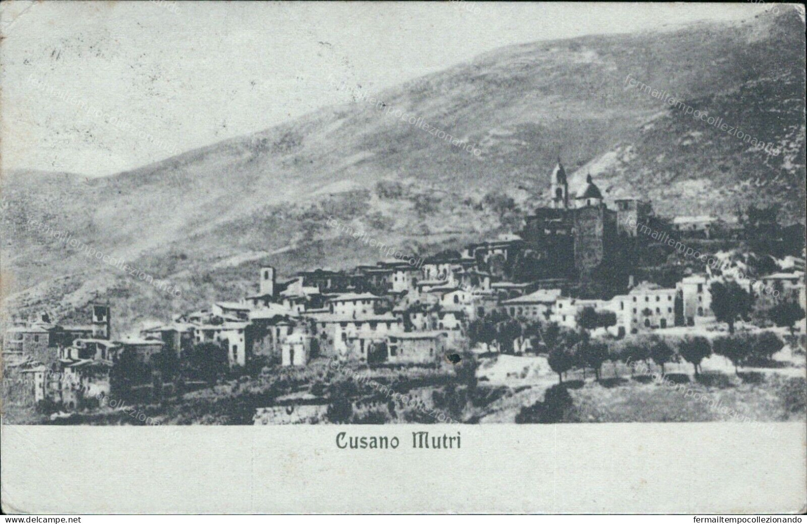 Cp35 Cartolina Cusano Mutri   1929 Provincia Di Benevento Campania - Benevento