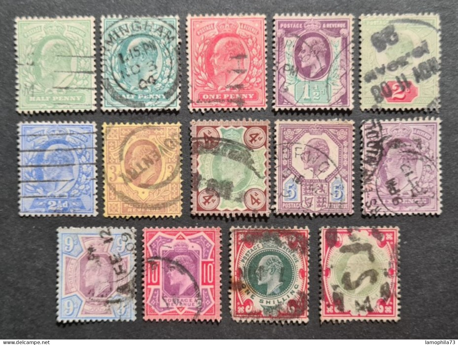Grande-Bretagne > 1840-1901 Victoria - Y&T 106/117 - B/TB - 1 Scan(s) - Réf 2113 - Used Stamps