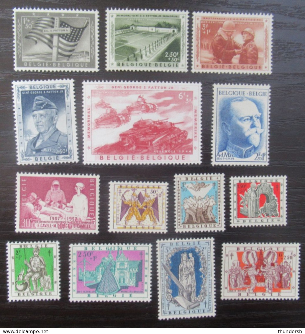 Jaar 1957: 1032/45 - Postfris ** - Côte: 44,5 Euro - Ungebraucht