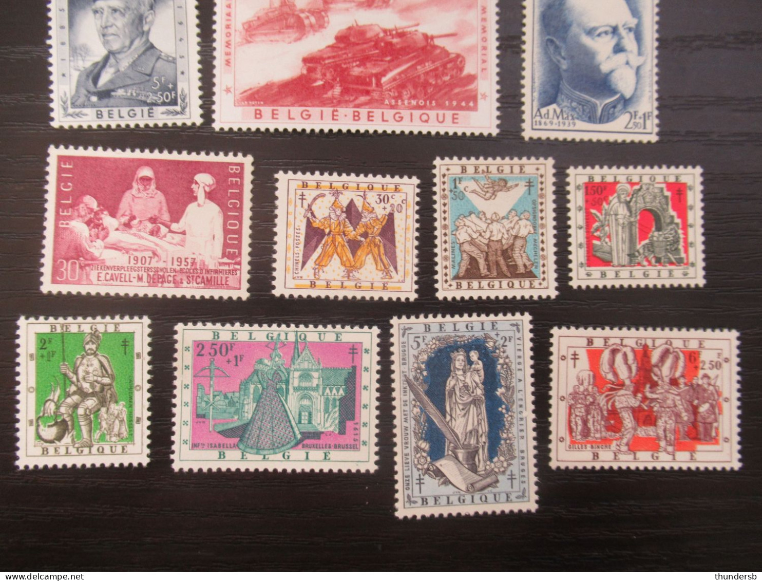 Jaar 1957: 1032/45 - Postfris ** - Côte: 44,5 Euro - Unused Stamps