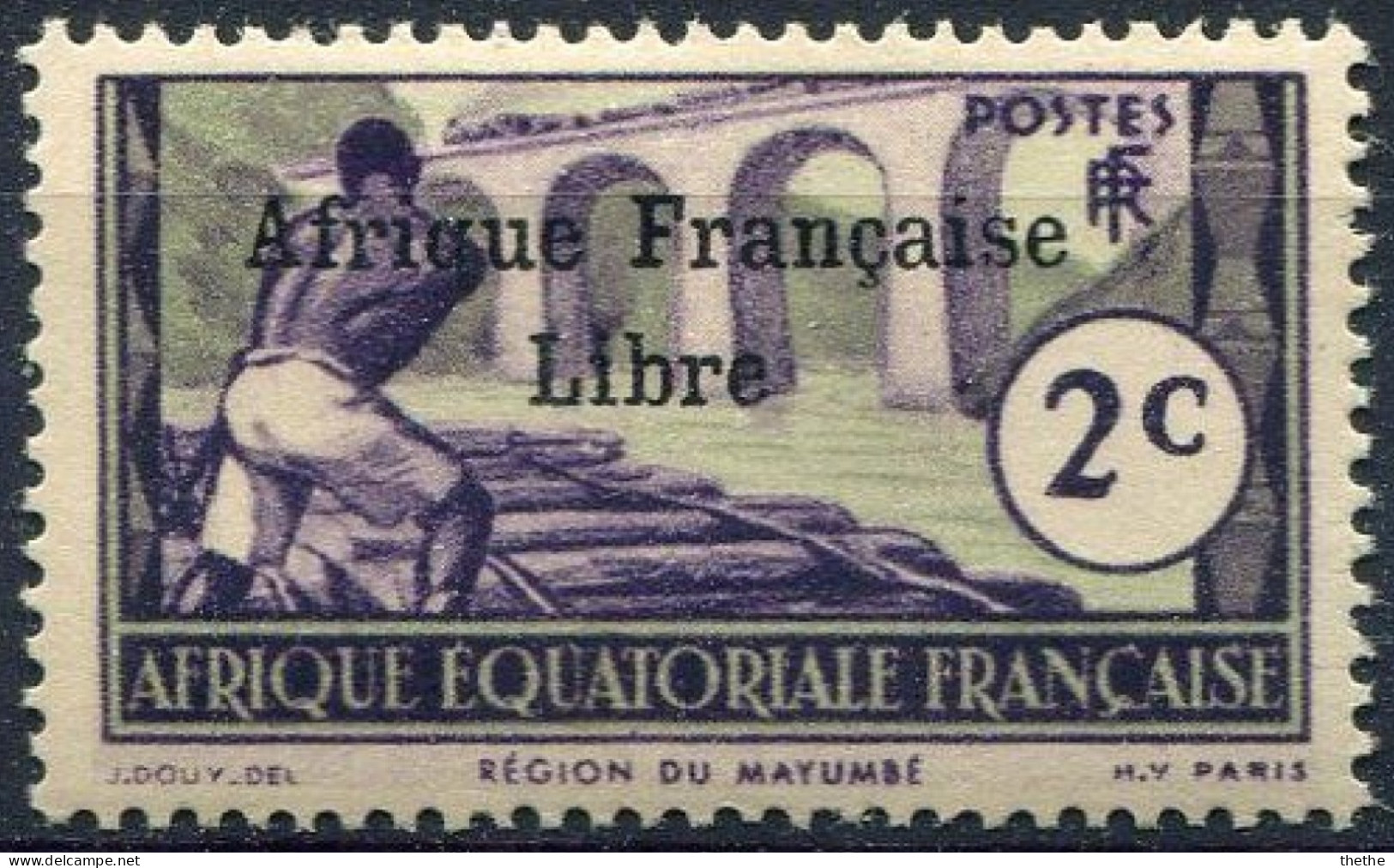 AFRIQUE EQUATORIALE FRANCAISE - Afrique Française Libre - Neufs