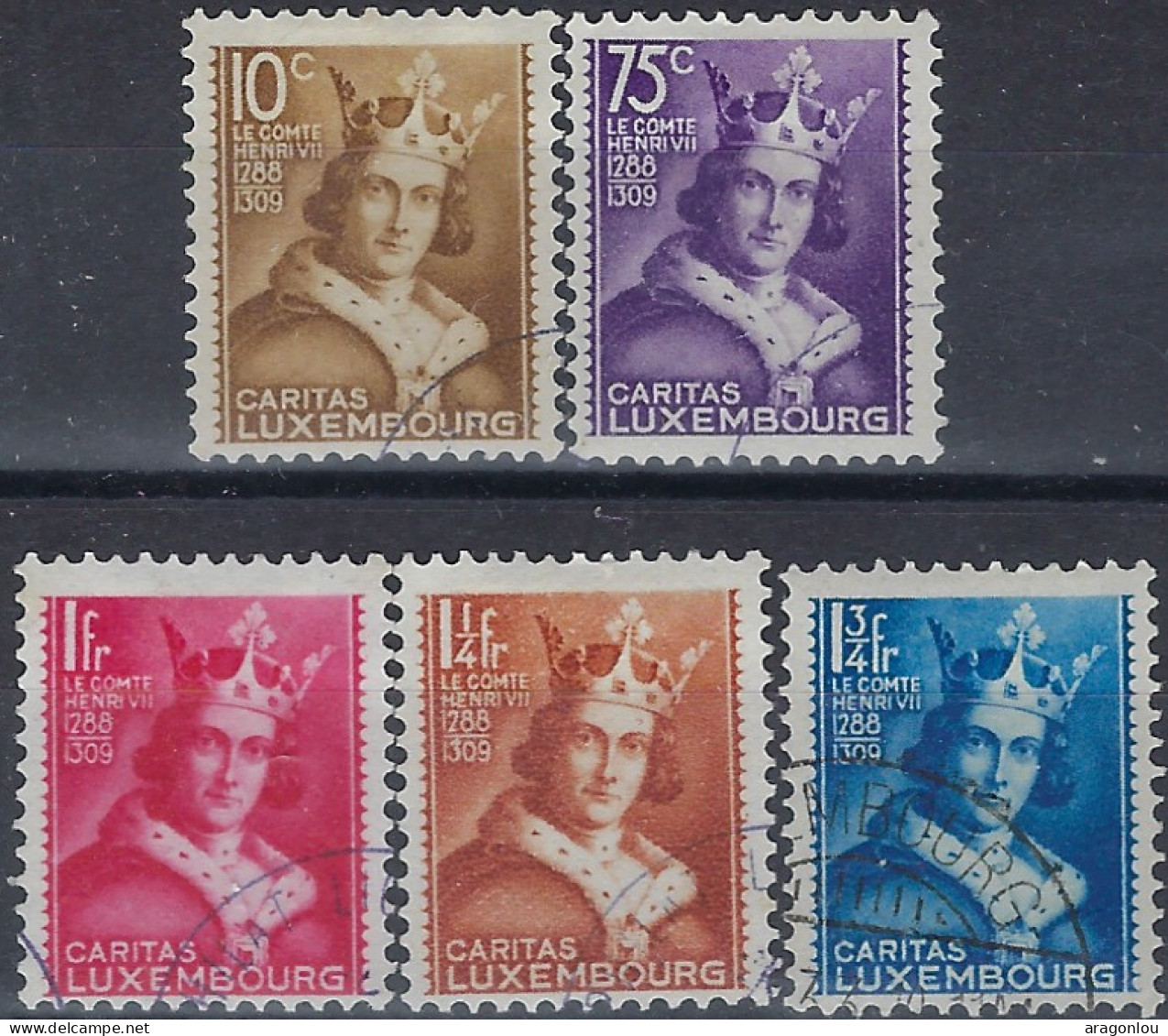 Luxembourg - Luxemburg - Timbres  1933   Henri  IV   Série   ° - Blocs & Feuillets