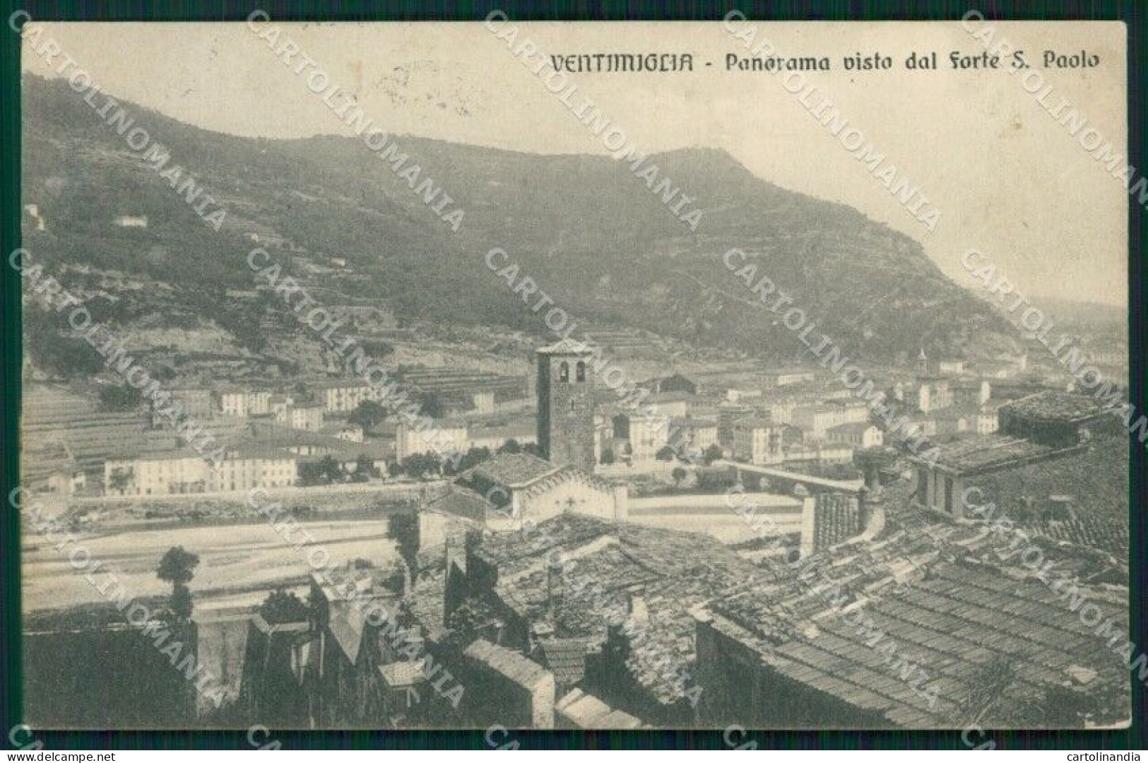 Imperia Ventimiglia Forte San Paolo Cartolina MT3766 - Imperia