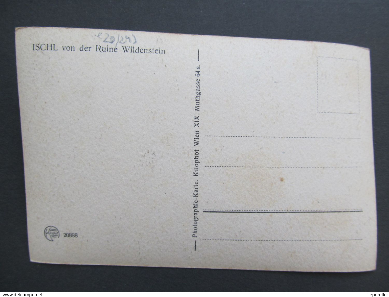 AK BAD ISCHL V. Wildenstein Ca. 1915 // D*59075 - Bad Ischl