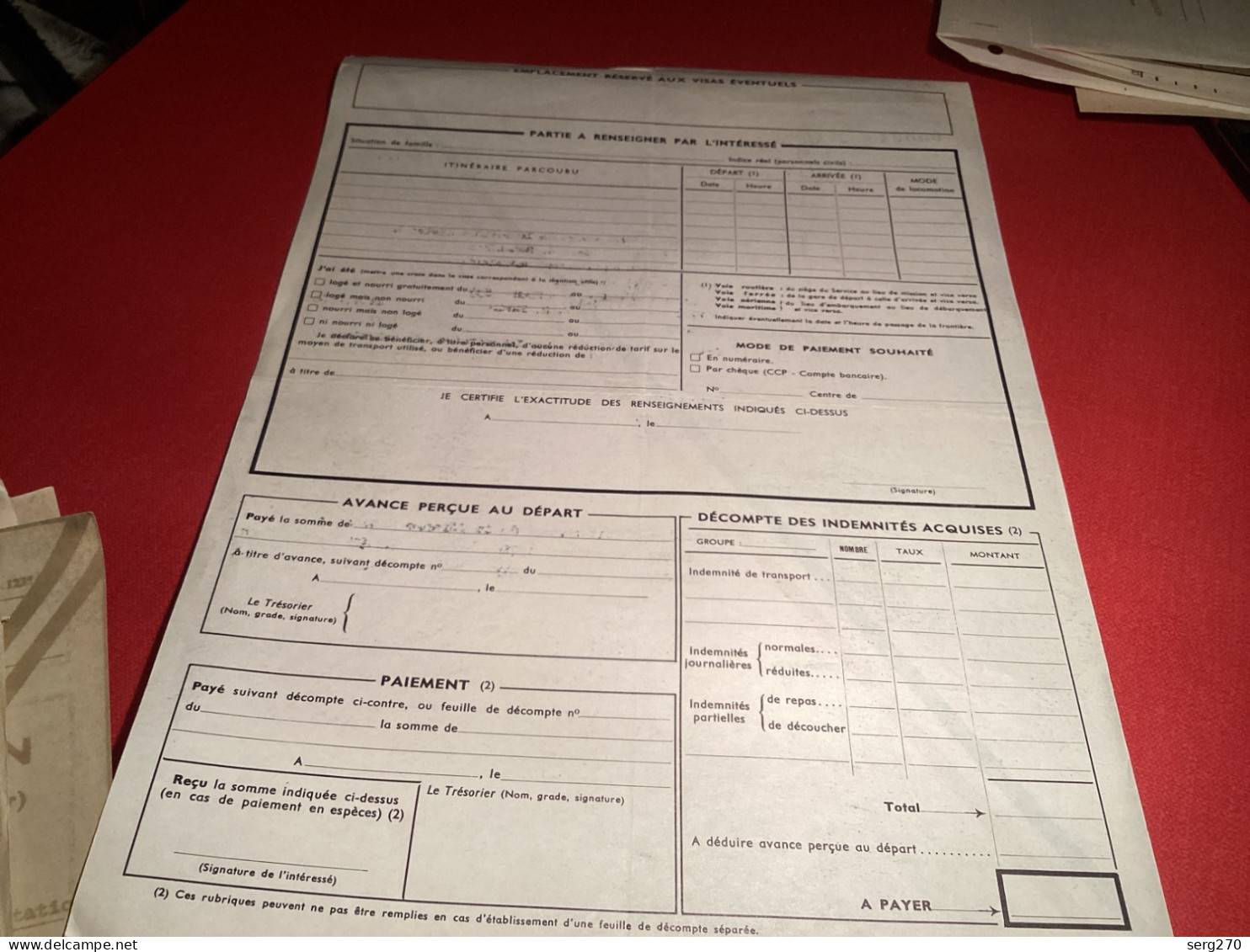 Ordre De Mission Métropole, Département Et Territoire D’outre-mer, Papette Toulon 91 Montlhery Sécurité, Radiologique, P - Documents