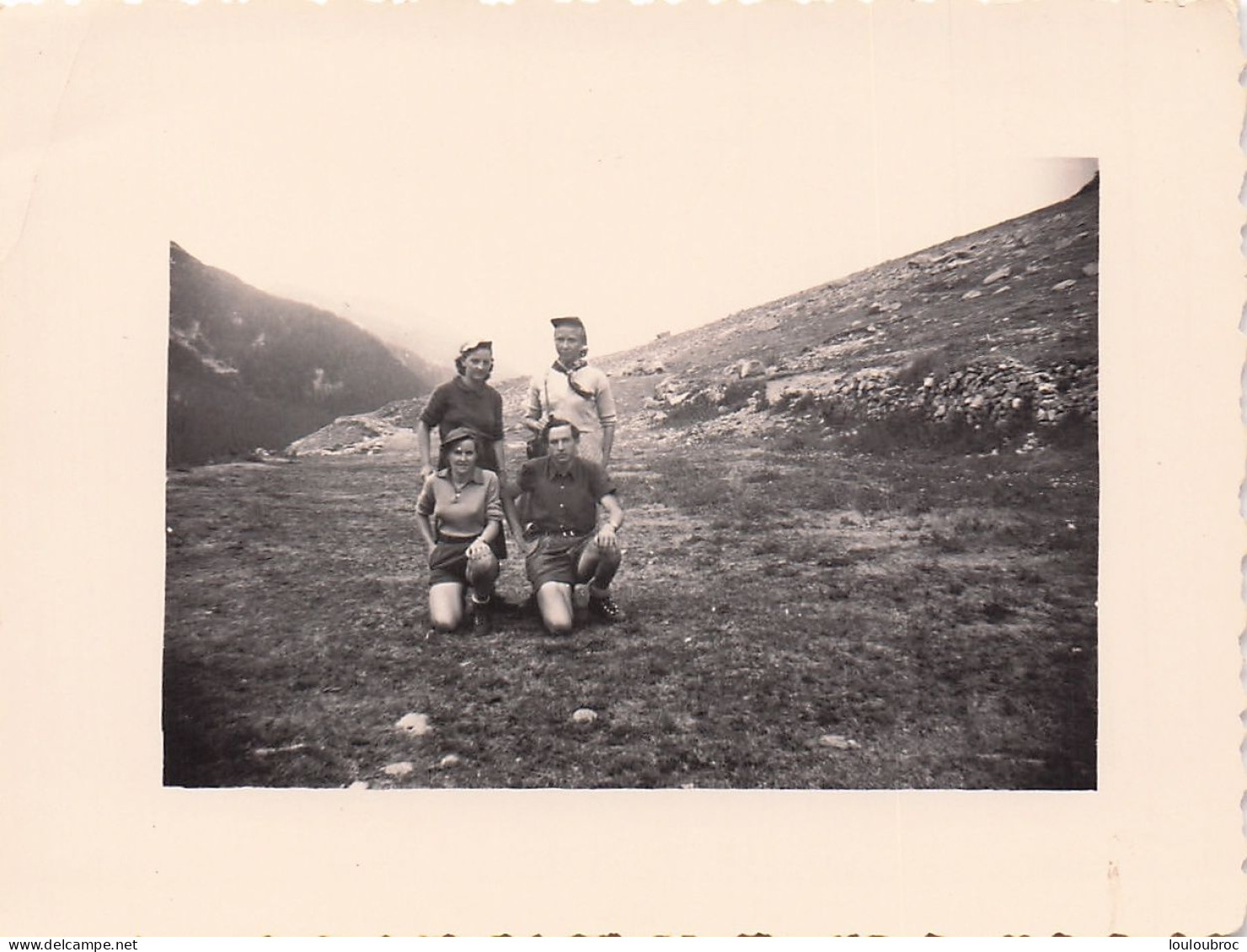 ALPES LA MADONE DE FENESTRE 1952  ALPINISME  PHOTO ORIGINALE 11 X 8 CM - Places