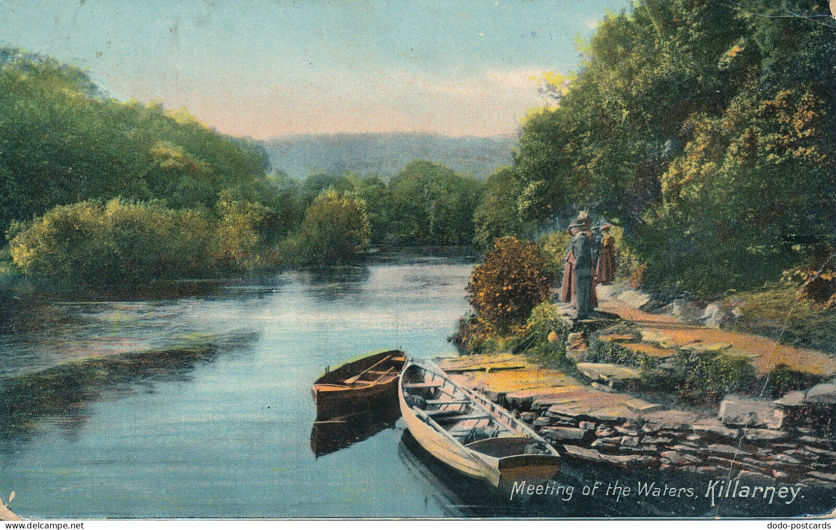 PC44171 Meeting Of The Waters. Killarney. B. B. London. 1907 - Autres & Non Classés